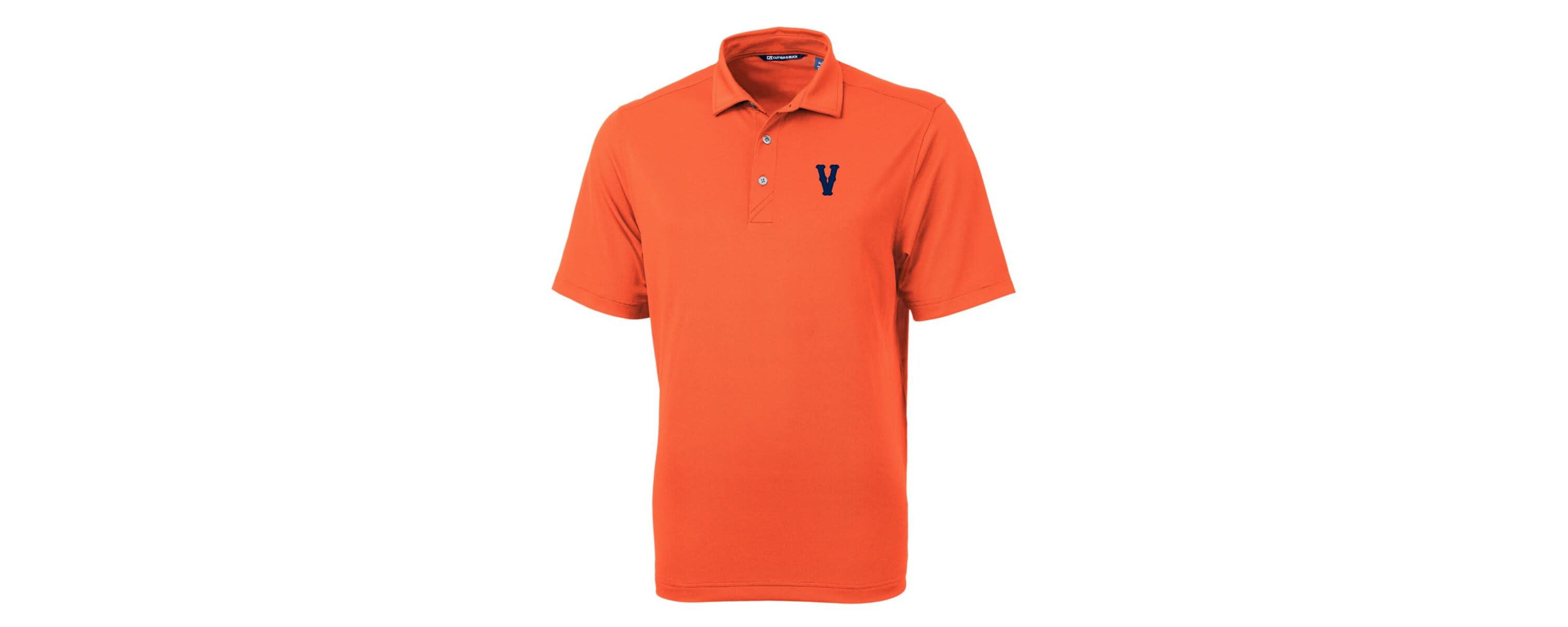 NCAA Virginia Cavaliers Vintage Team Logo Virtue Eco Pique Recycled Polo