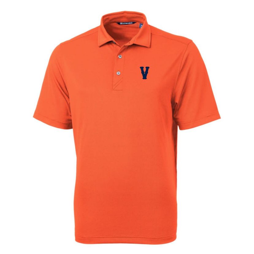 NCAA Virginia Cavaliers Vintage Team Logo Virtue Eco Pique Recycled Polo
