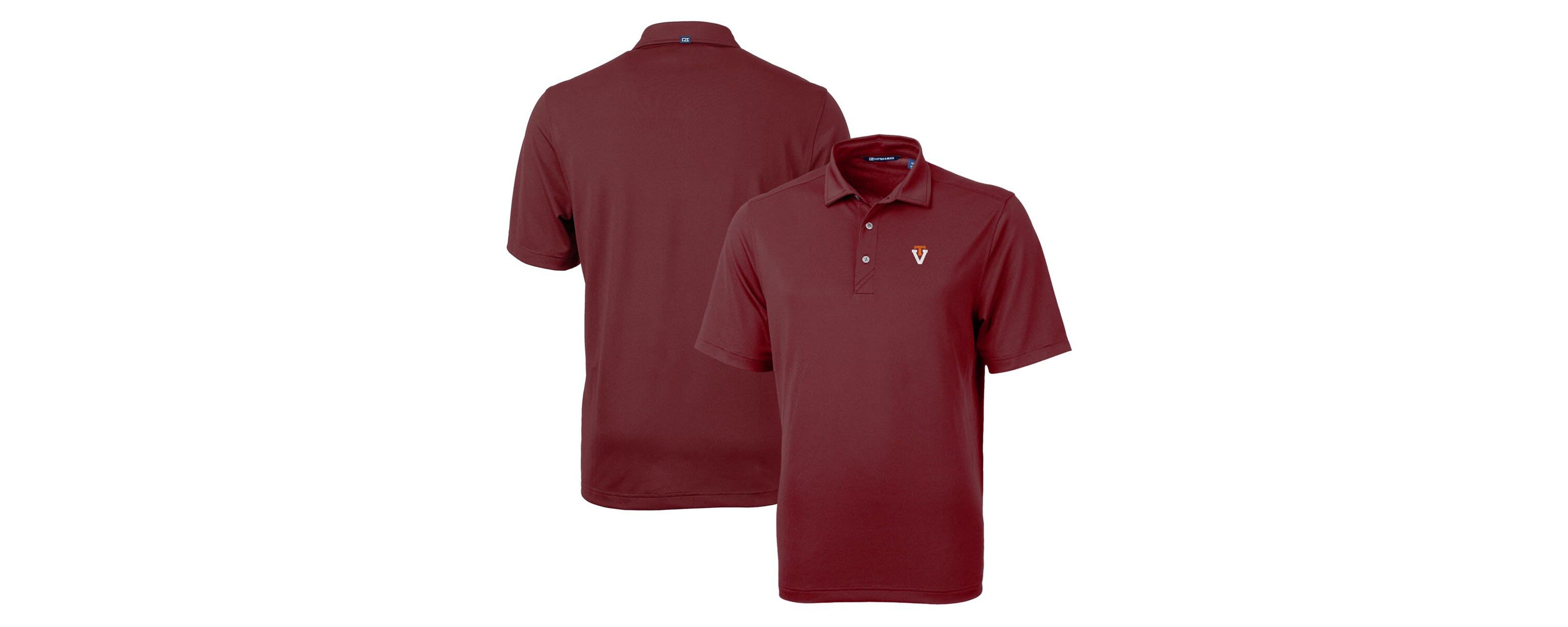 NCAA Virginia Tech Hokies Team Logo Virtue Eco Pique Recycled Polo