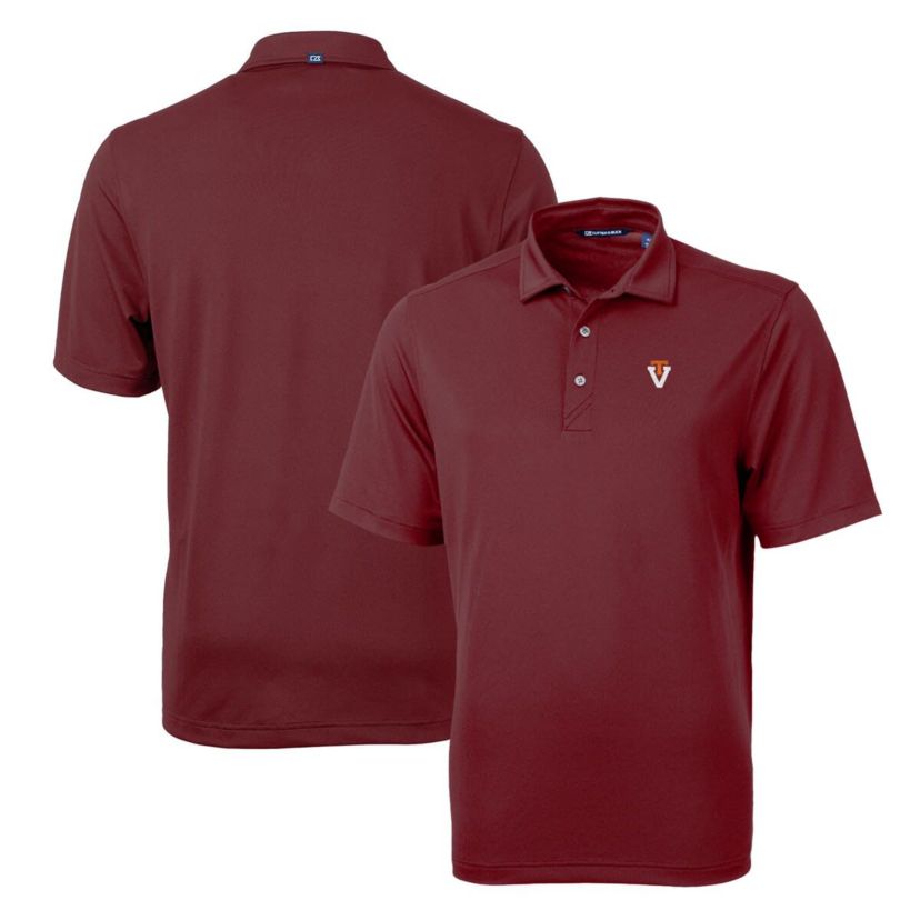 NCAA Virginia Tech Hokies Team Logo Virtue Eco Pique Recycled Polo