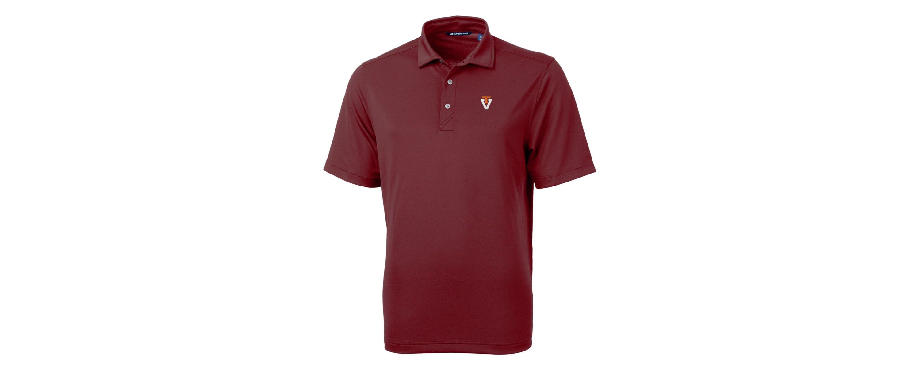 NCAA Virginia Tech Hokies Team Logo Virtue Eco Pique Recycled Polo