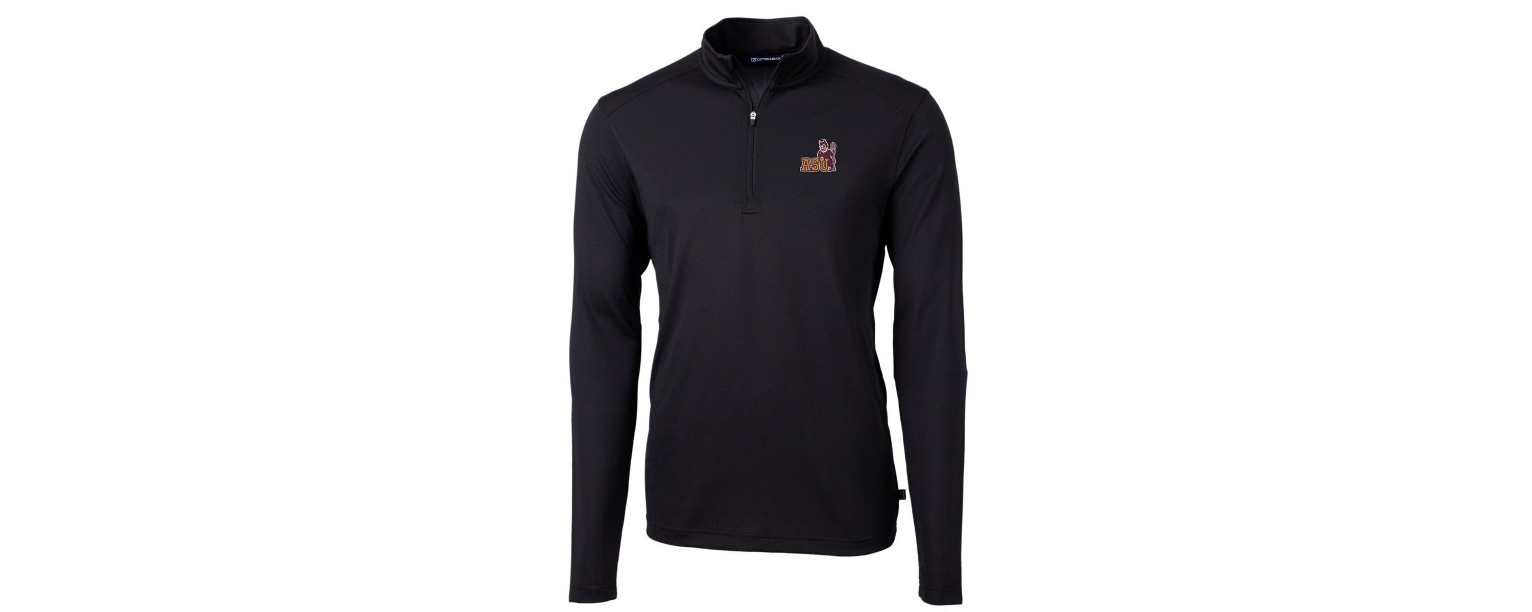 NCAA Arizona State Sun Devils Virtue Eco Pique Recycled Quarter-Zip Pullover Top