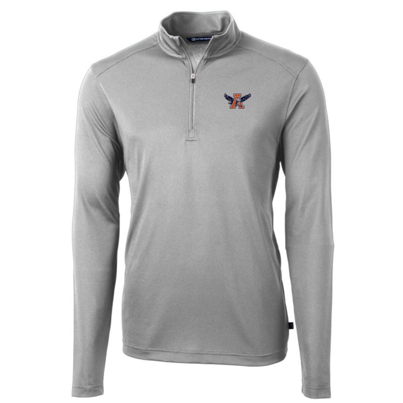 NCAA Auburn Tigers Virtue Eco Pique Recycled Quarter-Zip Pullover Top