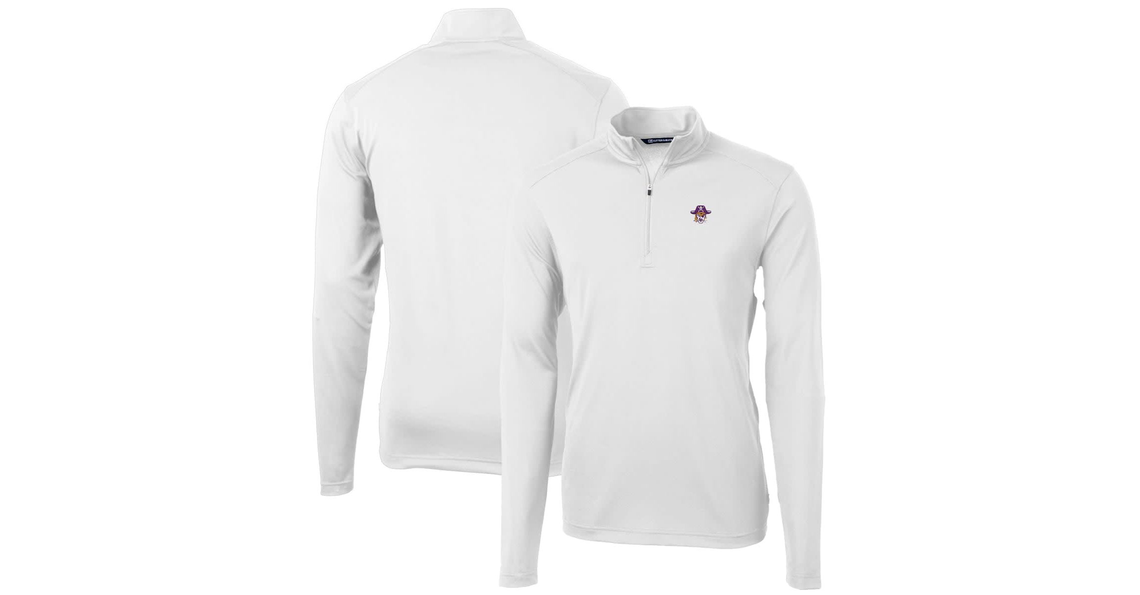 East Carolina Pirates NCAA ECU Pirates Virtue Eco Pique Recycled Quarter-Zip Pullover Top