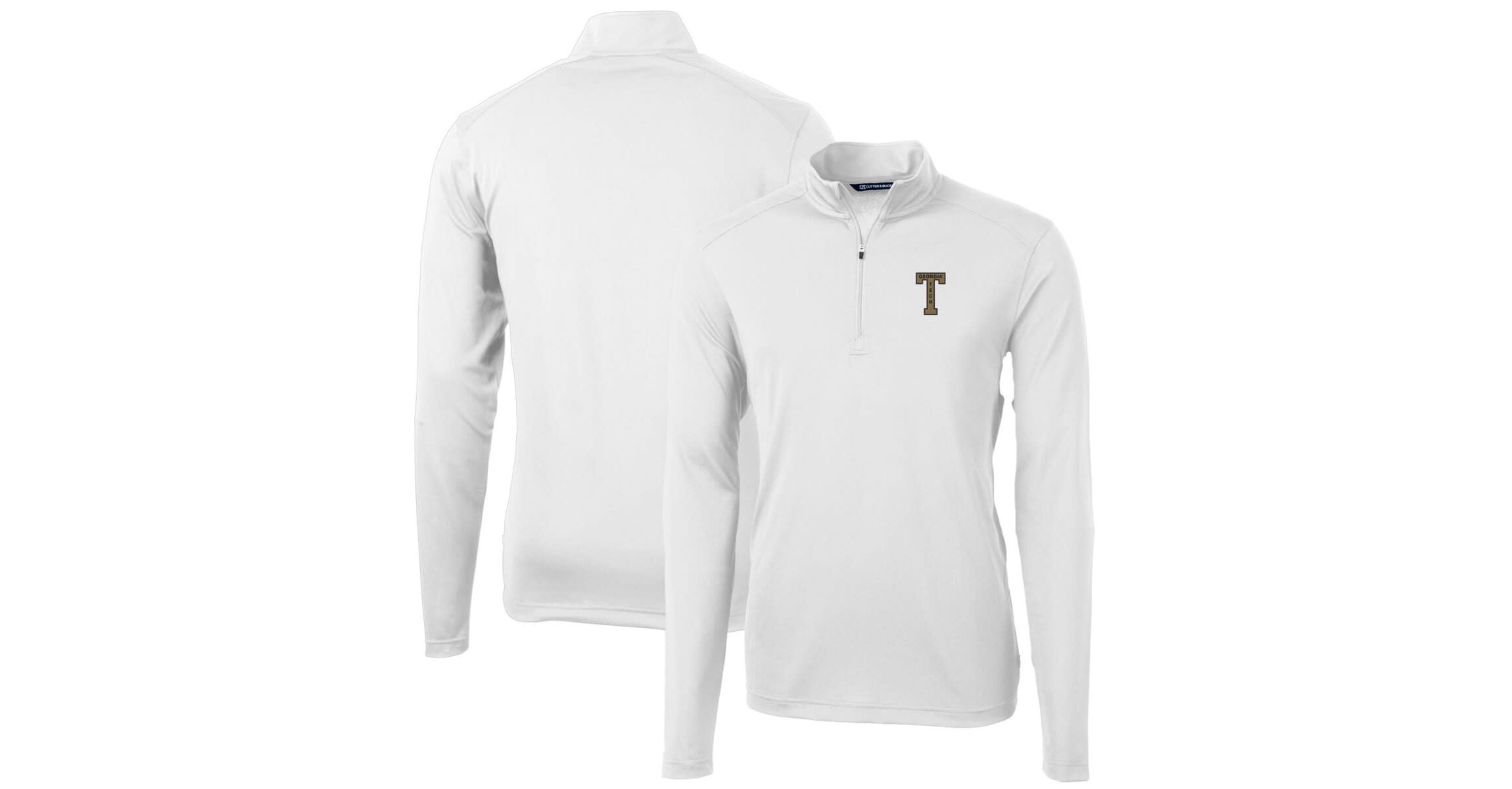 Georgia Tech Yellow Jackets NCAA Georgia Tech Jackets Virtue Eco Pique Recycled Quarter-Zip Pullover Top