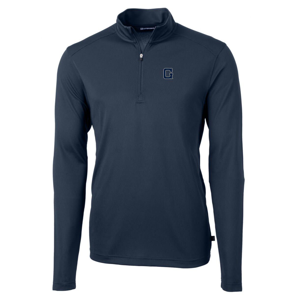NCAA Georgetown Hoyas Virtue Eco Pique Recycled Quarter-Zip Pullover Top