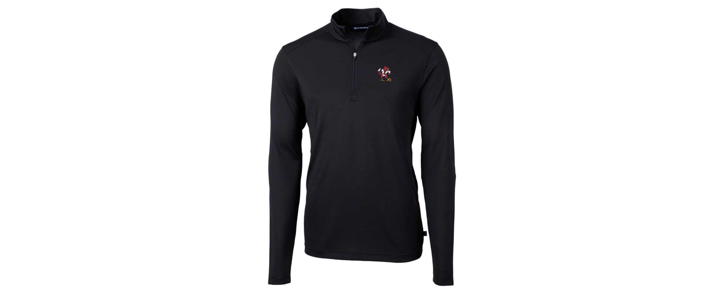 NCAA Louisville Cardinals Virtue Eco Pique Recycled Quarter-Zip Pullover Top
