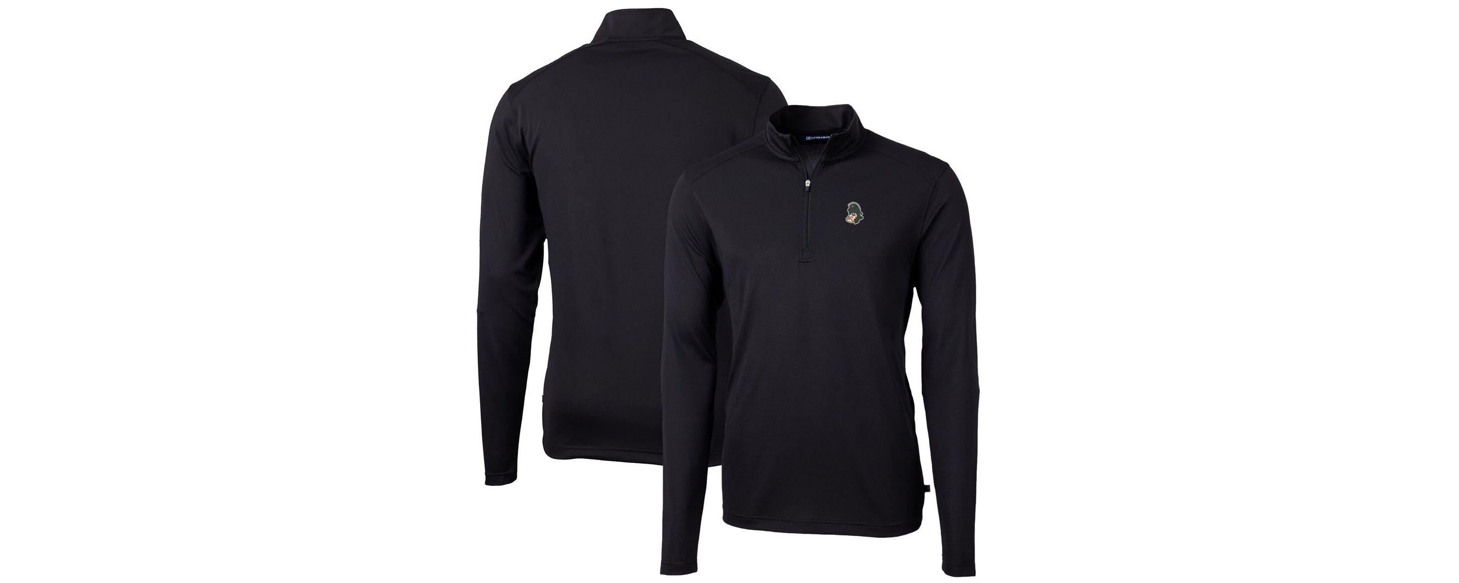 NCAA Michigan State Spartans Virtue Eco Pique Recycled Quarter-Zip Pullover Top