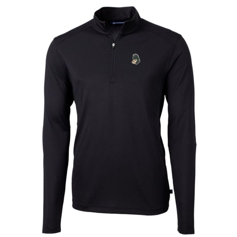 NCAA Michigan State Spartans Virtue Eco Pique Recycled Quarter-Zip Pullover Top