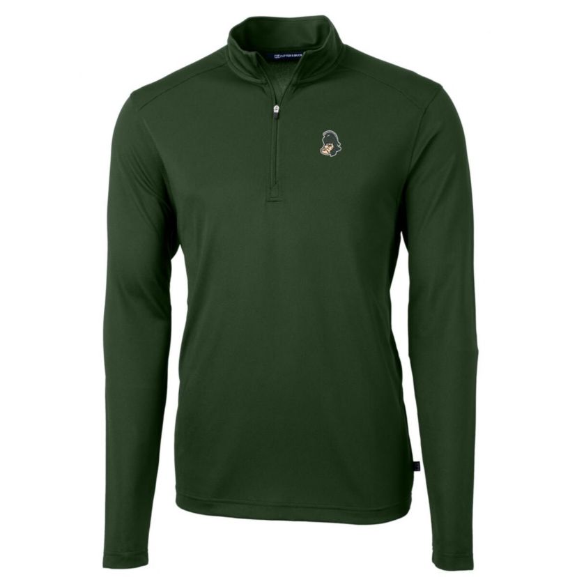 NCAA Michigan State Spartans Virtue Eco Pique Recycled Quarter-Zip Pullover Top