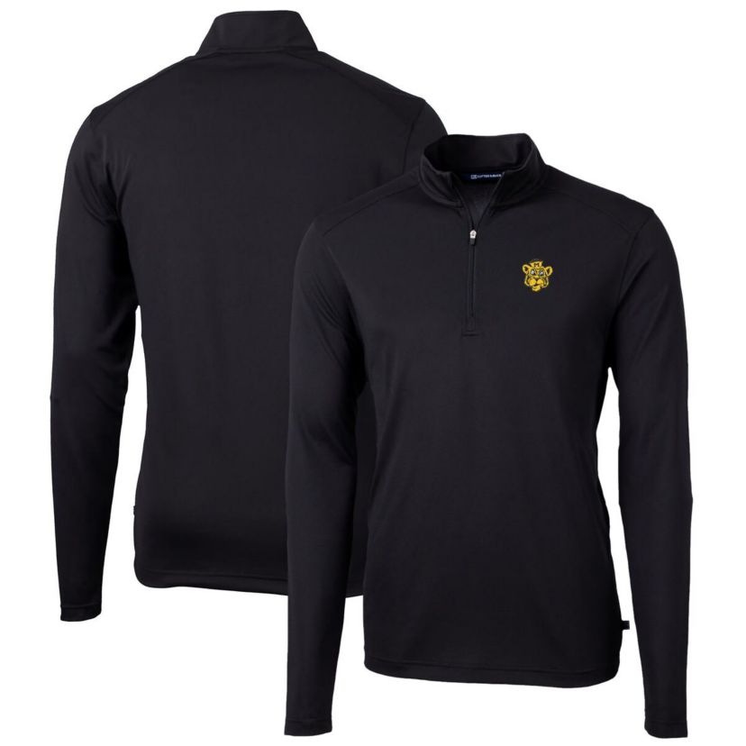 NCAA Missouri Tigers Virtue Eco Pique Recycled Quarter-Zip Pullover Top