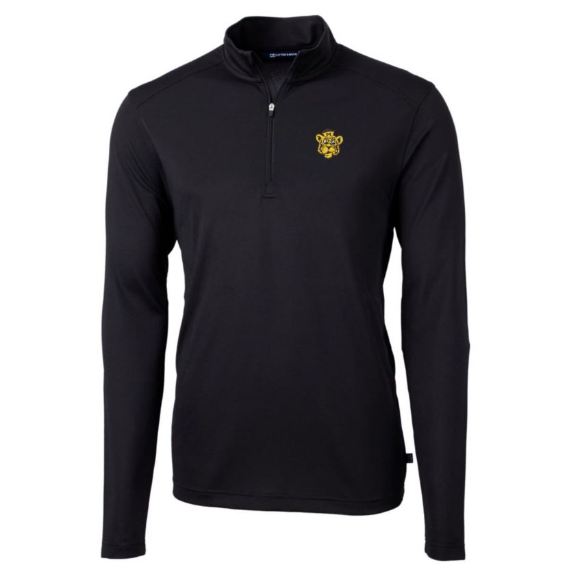 NCAA Missouri Tigers Virtue Eco Pique Recycled Quarter-Zip Pullover Top
