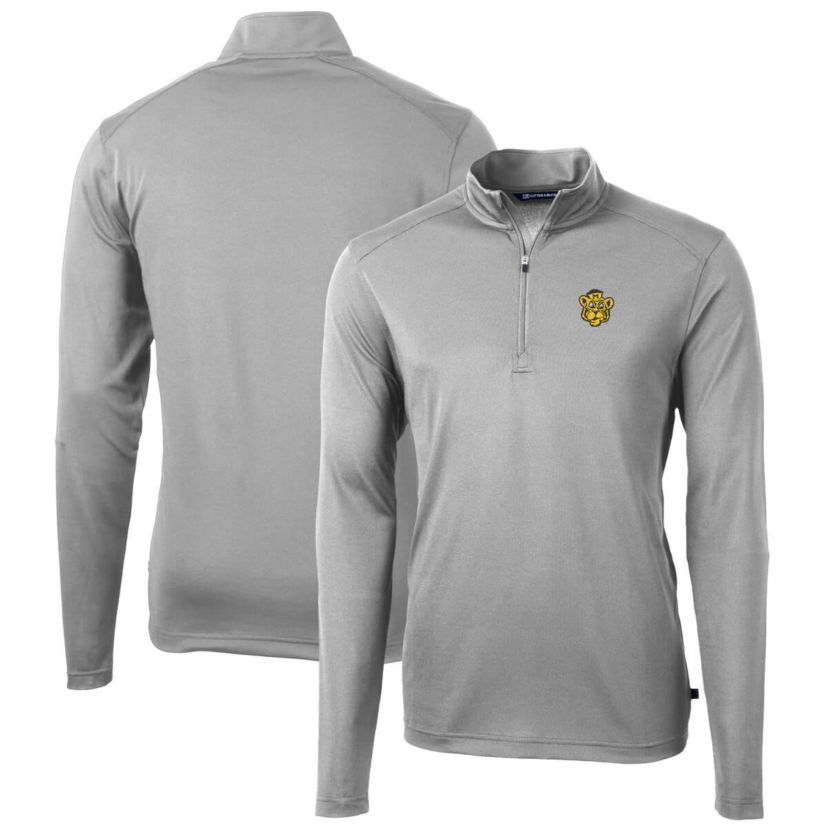 NCAA Missouri Tigers Virtue Eco Pique Recycled Quarter-Zip Pullover Top