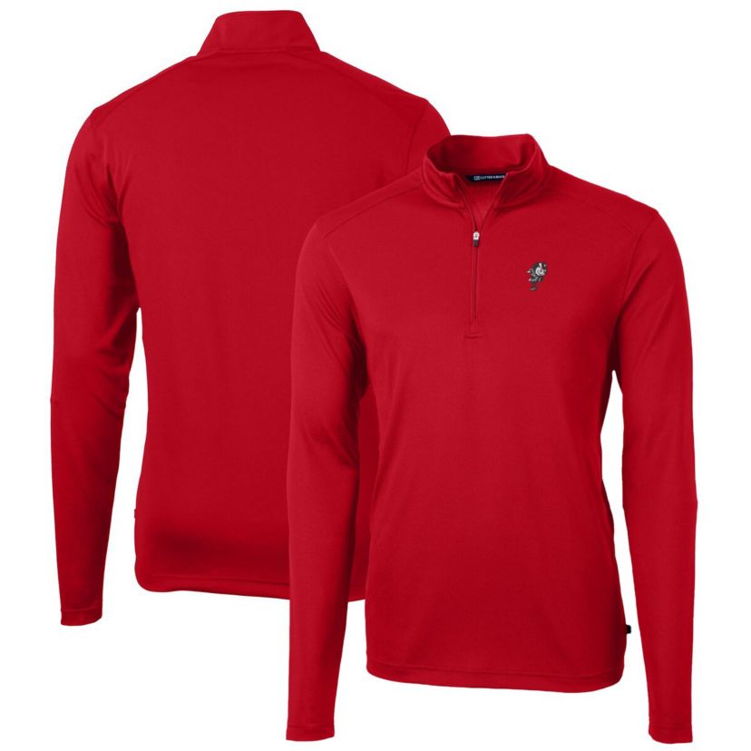 NCAA Ohio State Buckeyes Virtue Eco Pique Recycled Quarter-Zip Pullover Top