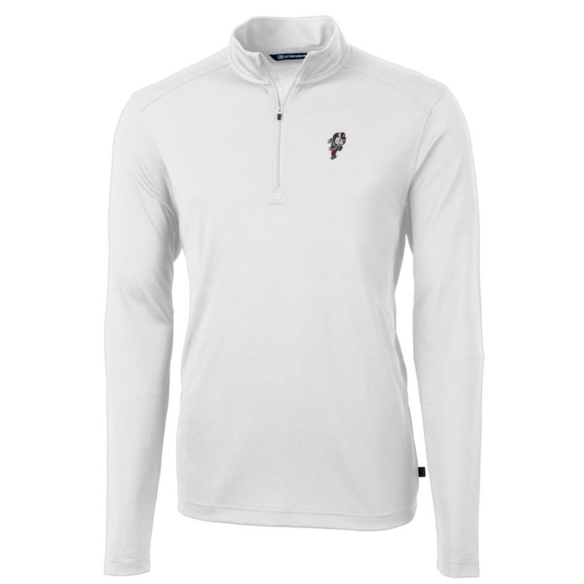 NCAA Ohio State Buckeyes Virtue Eco Pique Recycled Quarter-Zip Pullover Top
