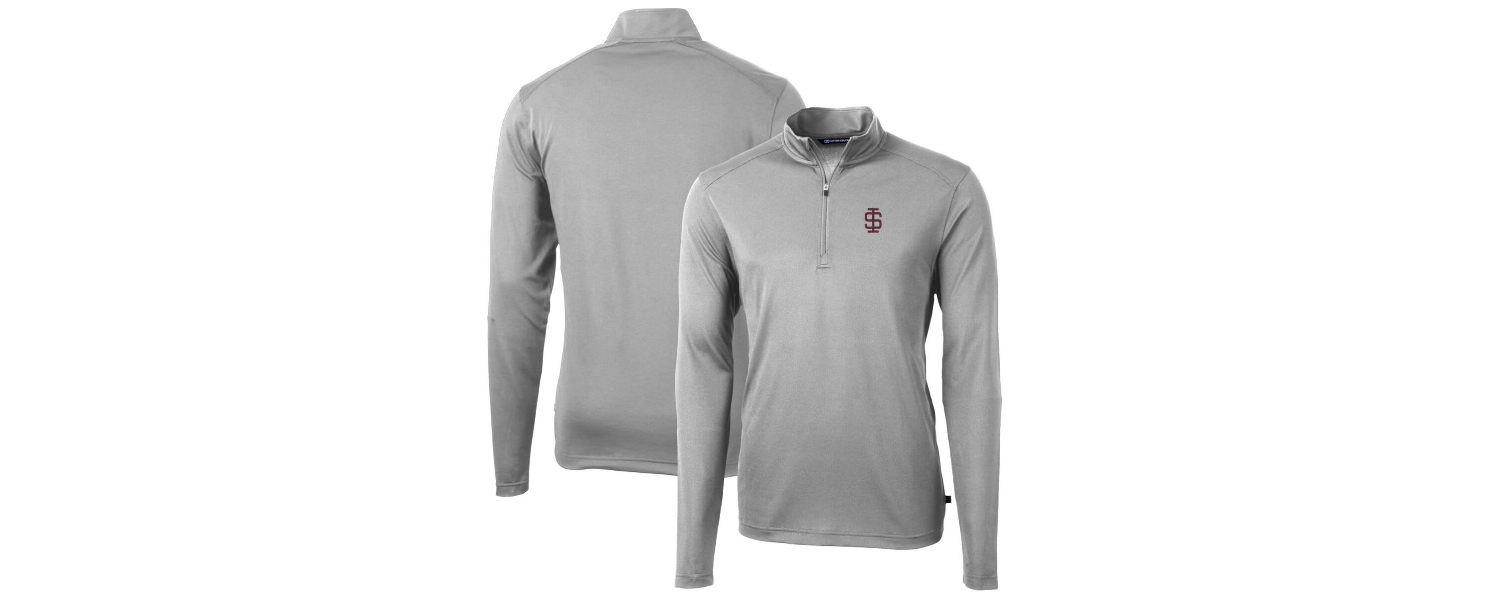 NCAA Southern Illinois Salukis Virtue Eco Pique Recycled Quarter-Zip Pullover Top