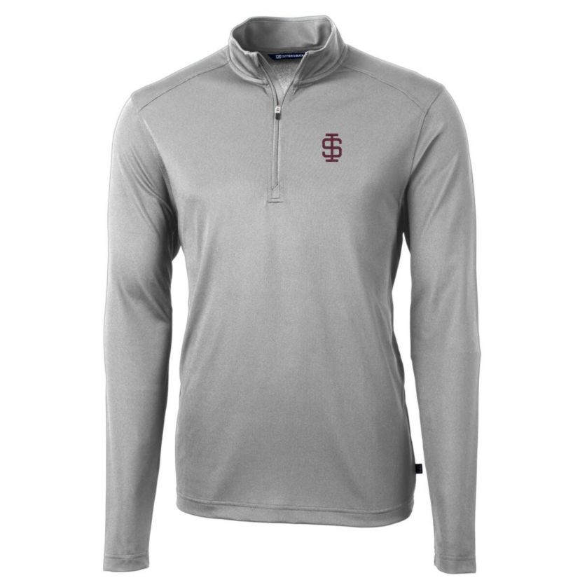 NCAA Southern Illinois Salukis Virtue Eco Pique Recycled Quarter-Zip Pullover Top