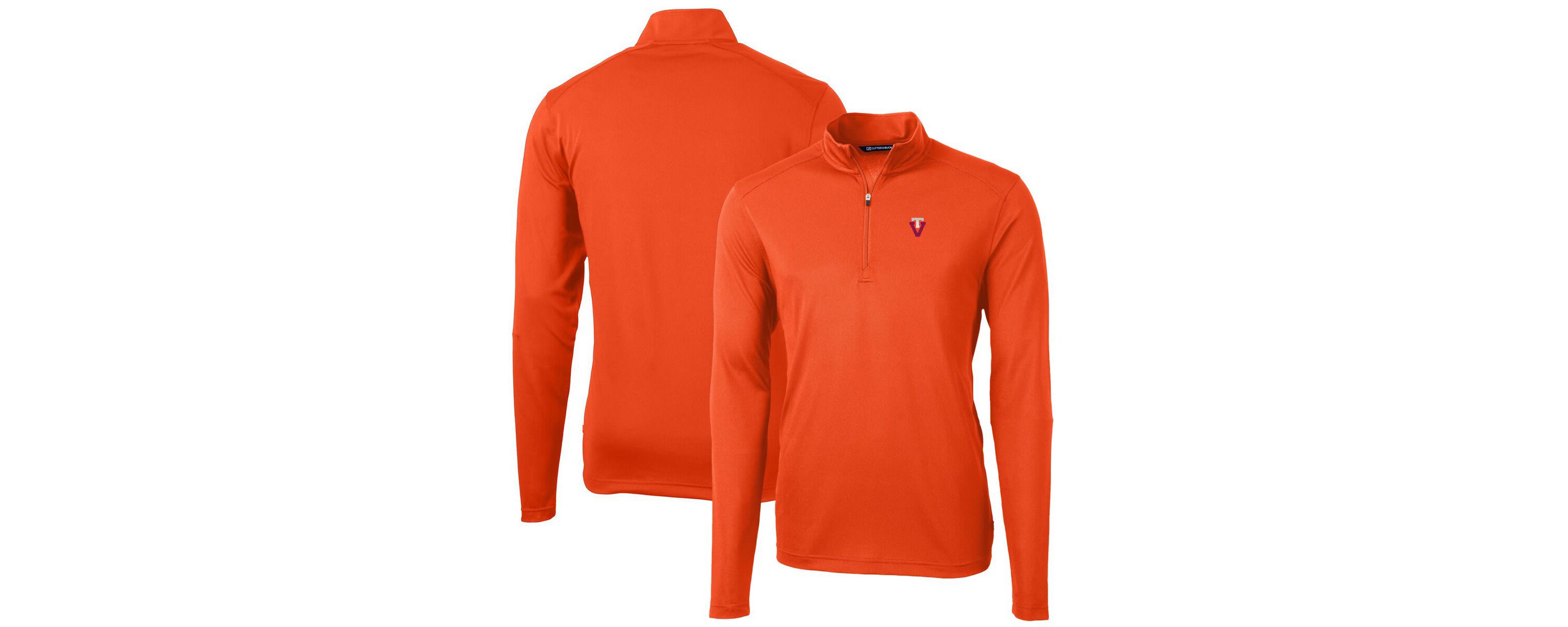 NCAA Virginia Tech Hokies Virtue Eco Pique Recycled Quarter-Zip Pullover Top