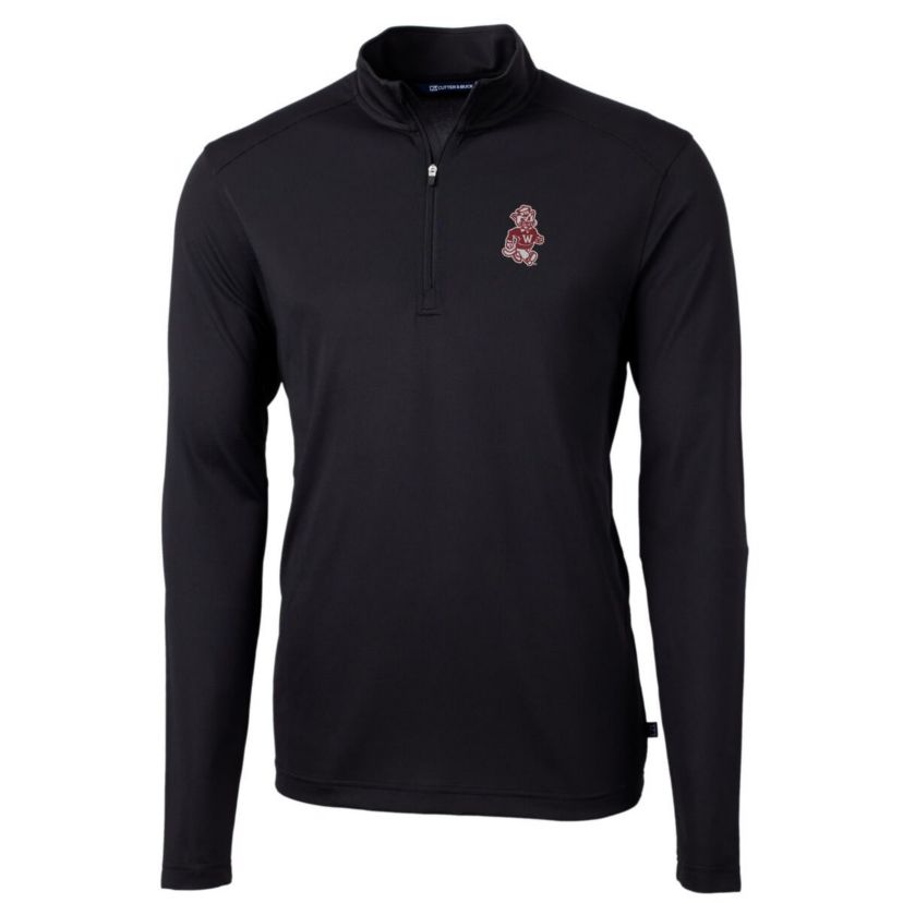 NCAA Washington State Cougars Virtue Eco Pique Recycled Quarter-Zip Pullover Top