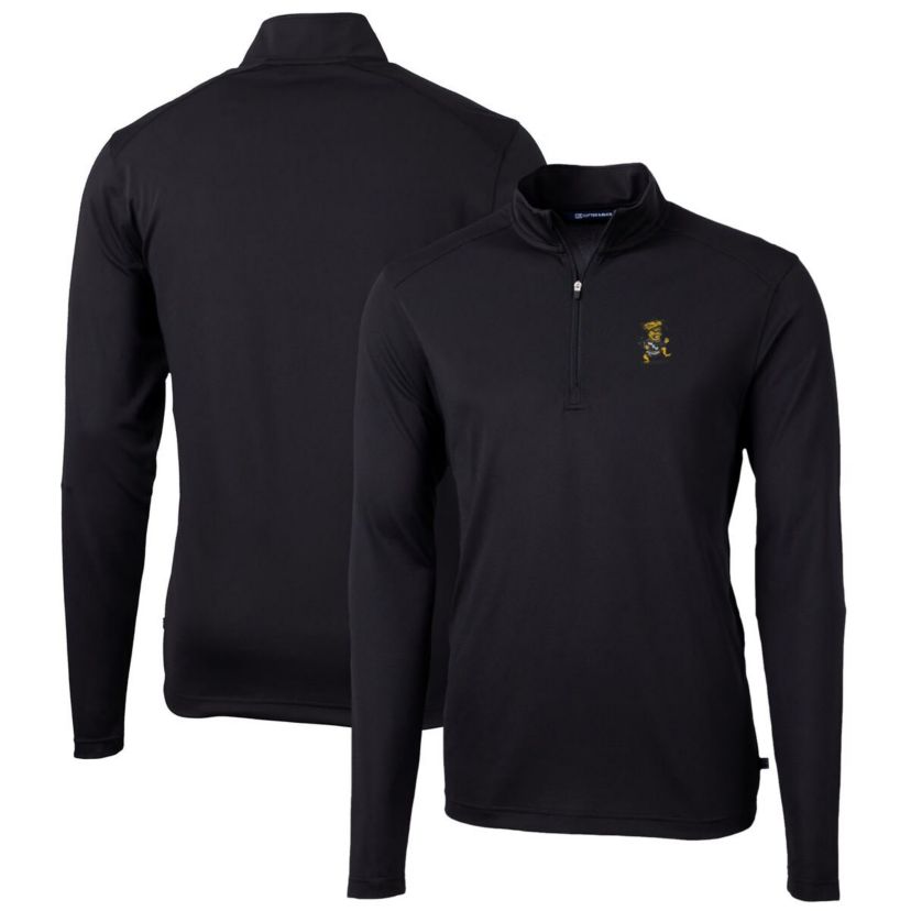 NCAA Wichita State Shockers Virtue Eco Pique Recycled Quarter-Zip Pullover Top