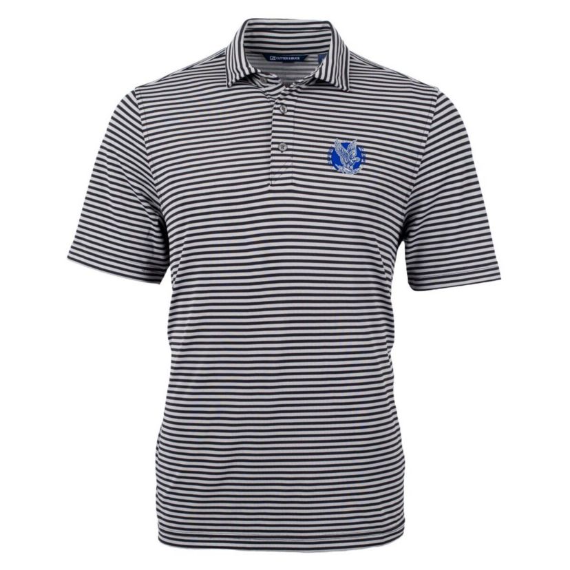 NCAA Air Force Falcons Throwback Logo Virtue Eco Pique Stripe Recycled Polo
