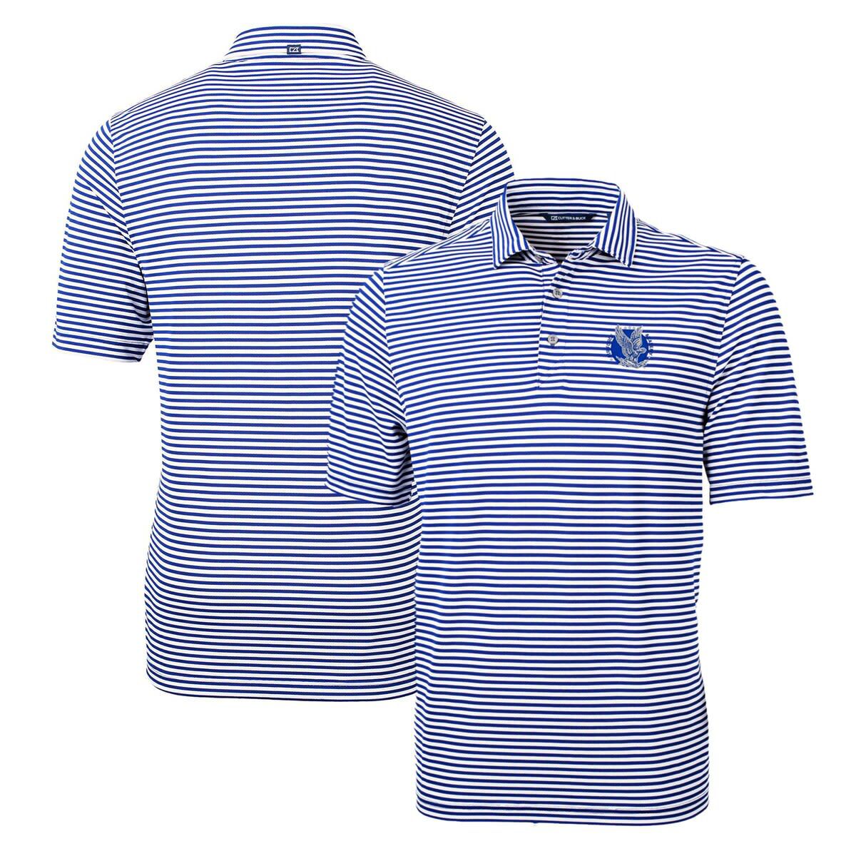 NCAA Air Force Falcons Throwback Logo Virtue Eco Pique Stripe Recycled Polo