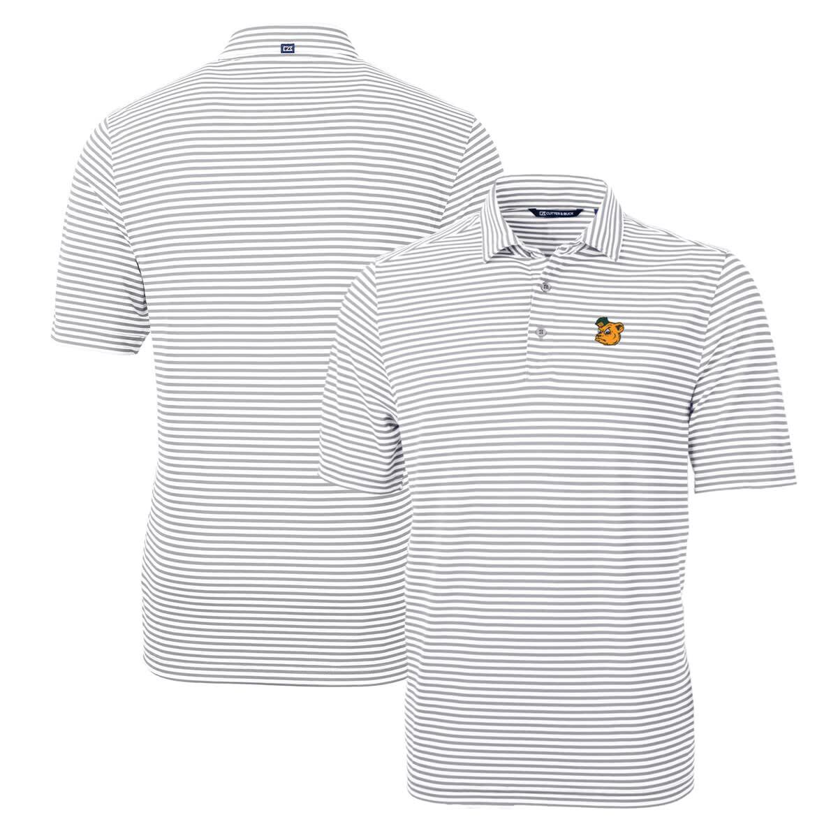 NCAA Baylor Bears Throwback Logo Virtue Eco Pique Stripe Recycled Polo