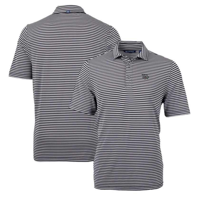 NCAA Cincinnati Bearcats Throwback Logo Virtue Eco Pique Stripe Recycled Polo