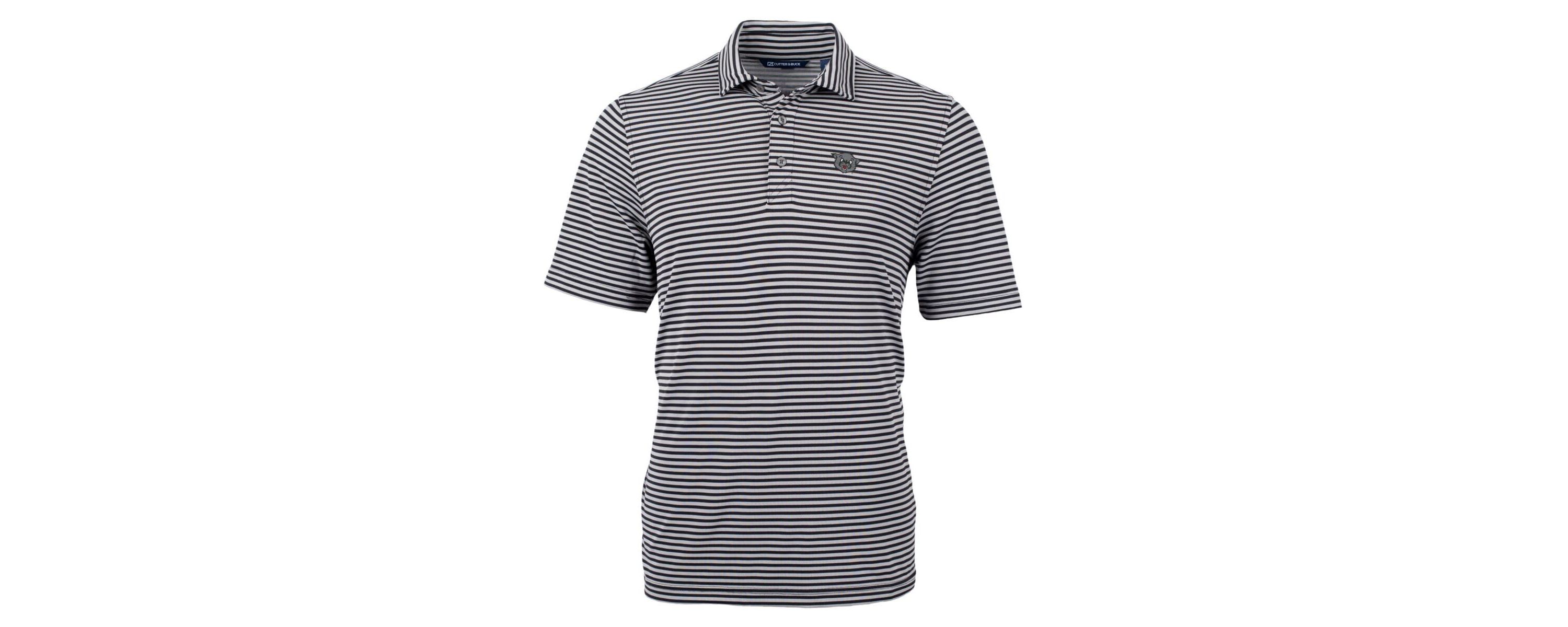 NCAA Cincinnati Bearcats Throwback Logo Virtue Eco Pique Stripe Recycled Polo