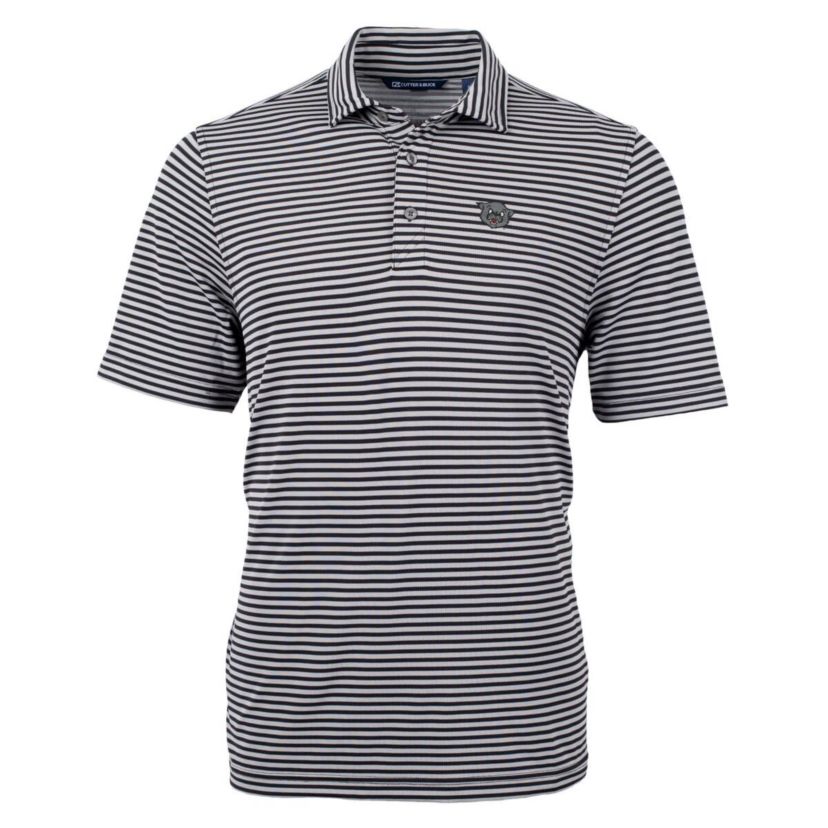 NCAA Cincinnati Bearcats Throwback Logo Virtue Eco Pique Stripe Recycled Polo