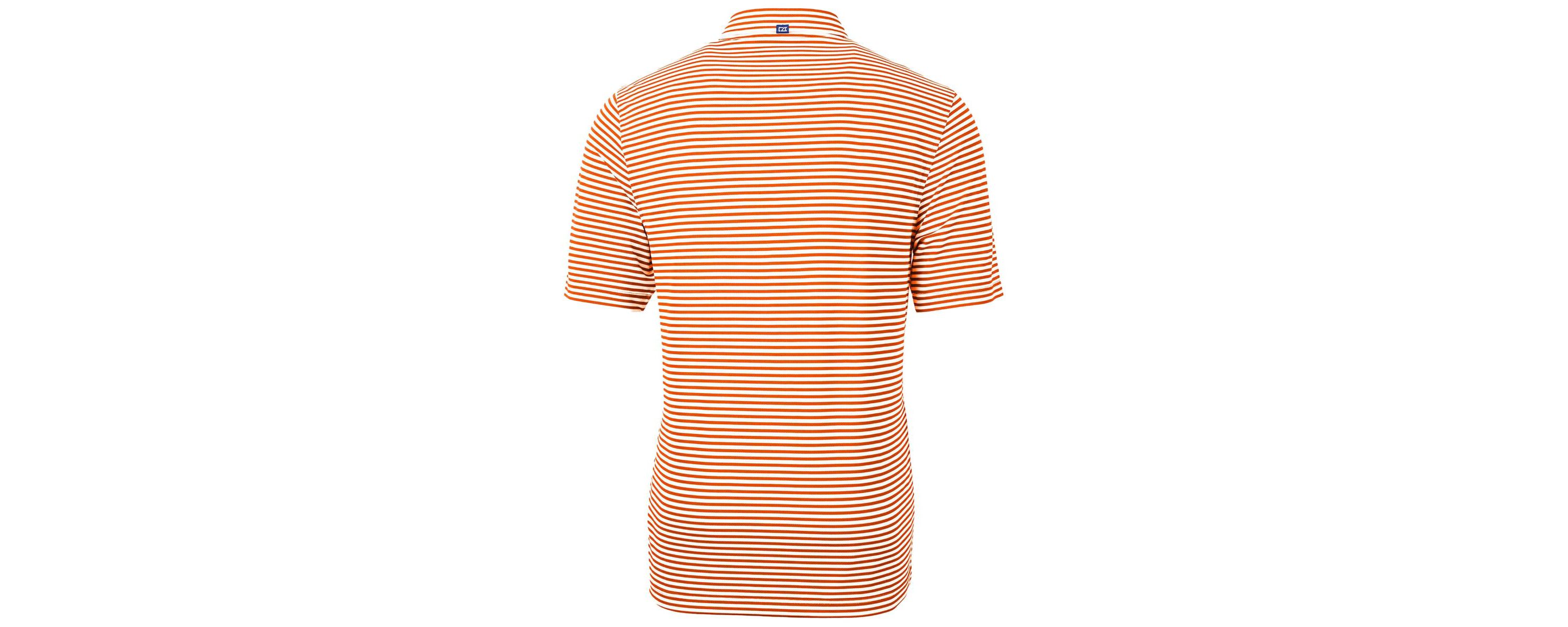 NCAA Florida Gators Throwback Logo Virtue Eco Pique Stripe Recycled Polo