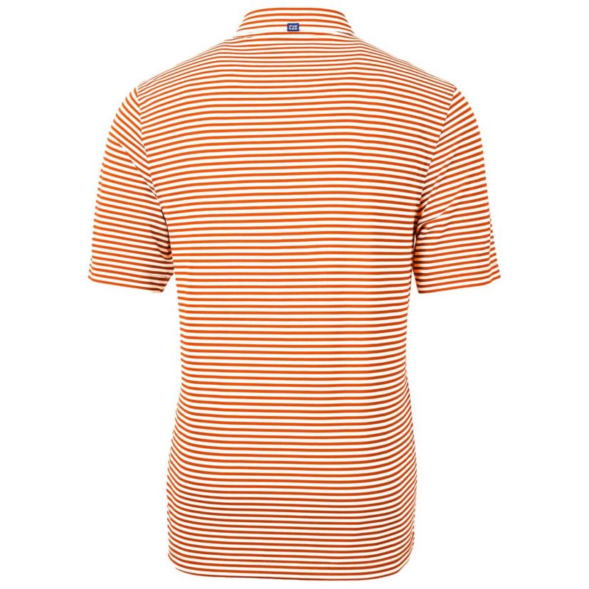NCAA Florida Gators Throwback Logo Virtue Eco Pique Stripe Recycled Polo