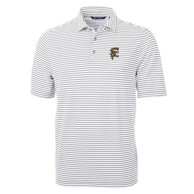 Grambling State Tigers NCAA Grambling Tigers Throwback Logo Virtue Eco Pique Stripe Recycled Polo