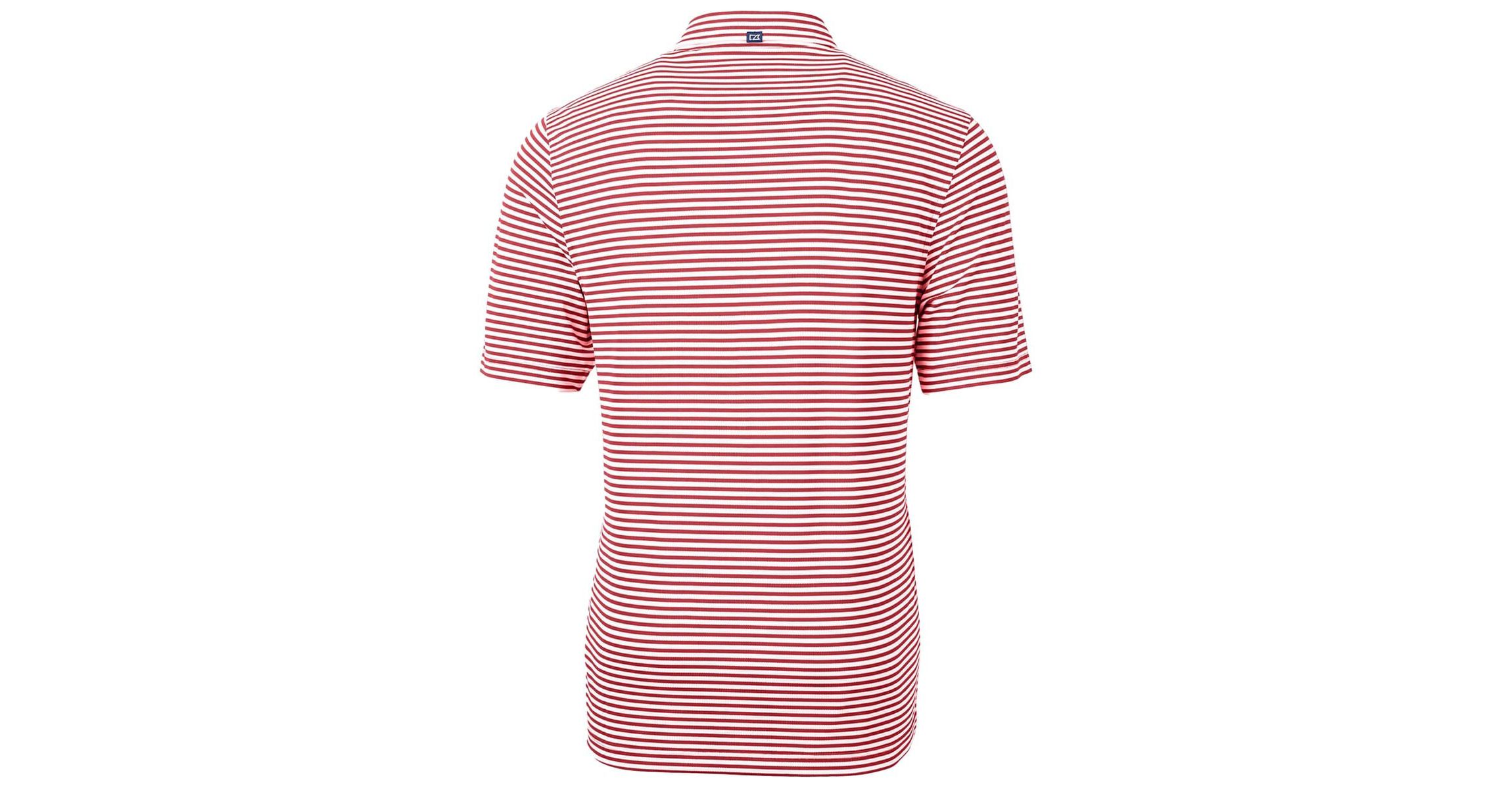 NCAA Louisville Cardinals Throwback Logo Virtue Eco Pique Stripe Recycled Polo