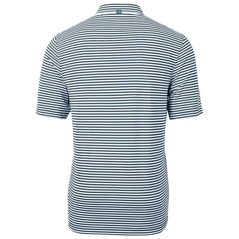 NCAA Northern Arizona Lumberjacks Throwback Logo Virtue Eco Pique Stripe Recycled Polo