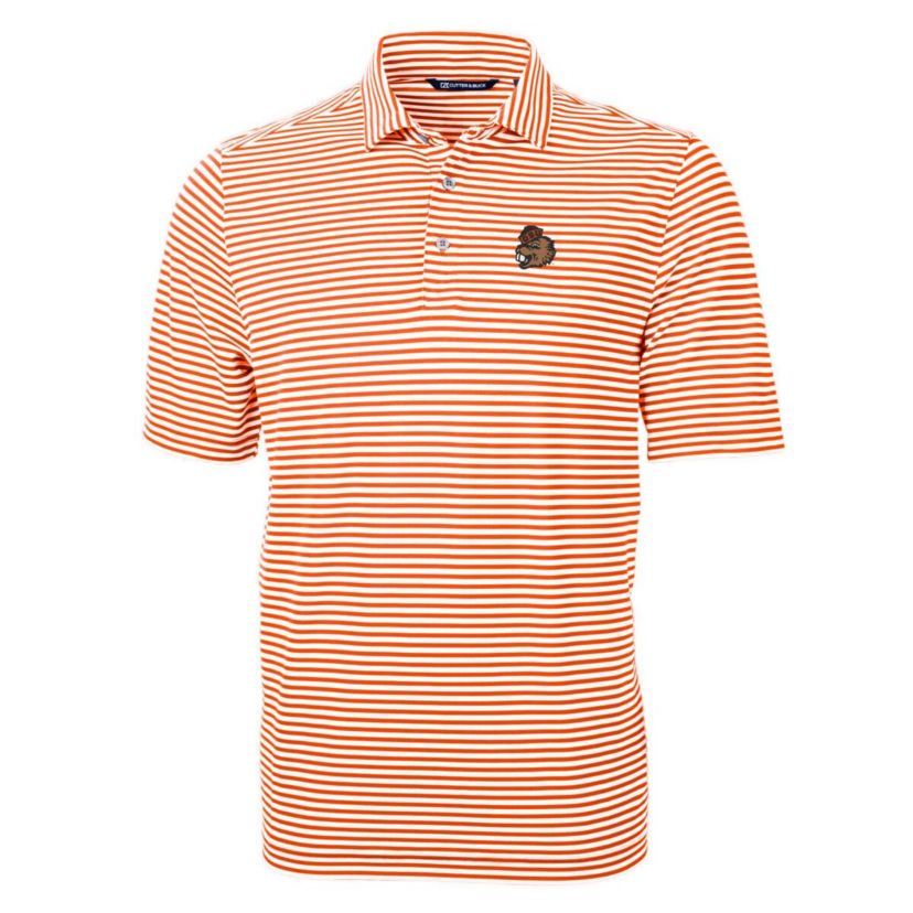 NCAA Oregon State Beavers Throwback Logo Virtue Eco Pique Stripe Recycled Polo