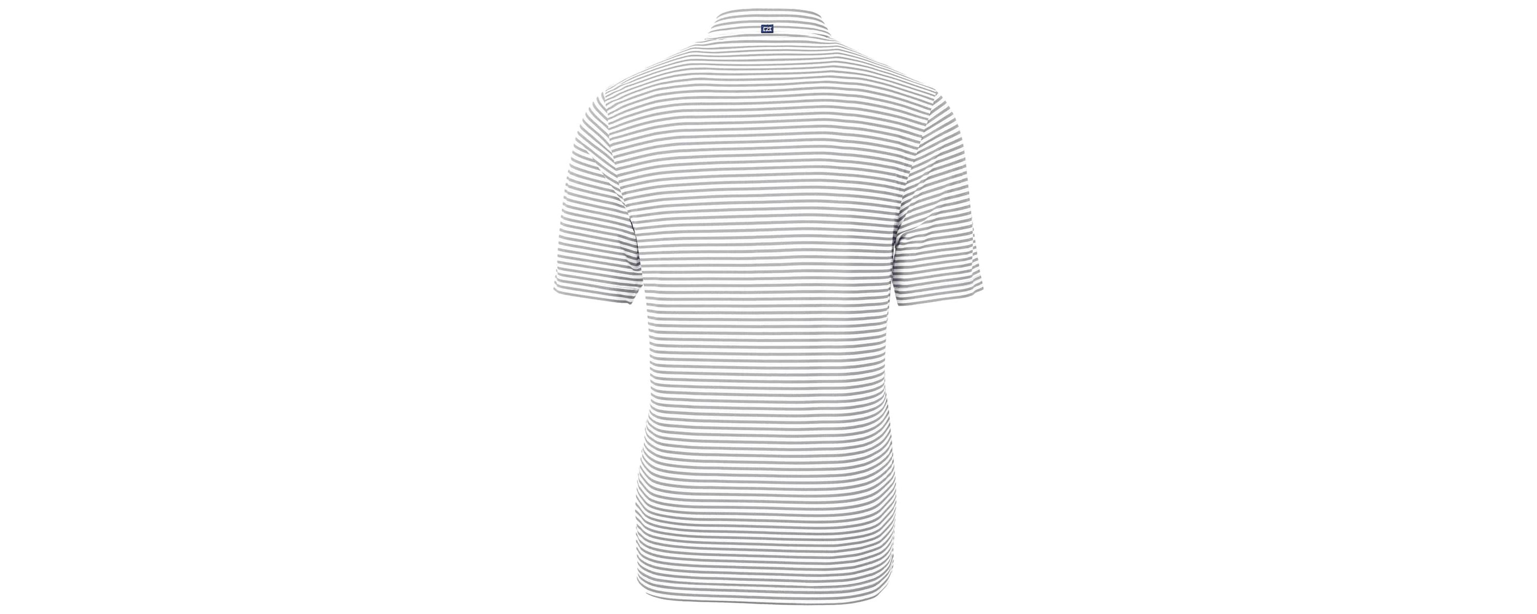 NCAA UCF Knights Throwback Logo Virtue Eco Pique Stripe Recycled Polo