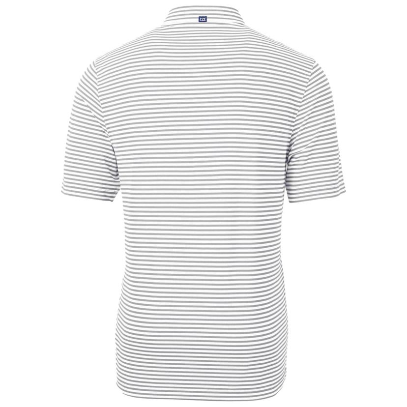NCAA UCF Knights Throwback Logo Virtue Eco Pique Stripe Recycled Polo