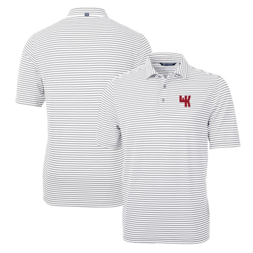 NCAA Western Kentucky Hilltoppers Throwback Logo Virtue Eco Pique Stripe Recycled Polo
