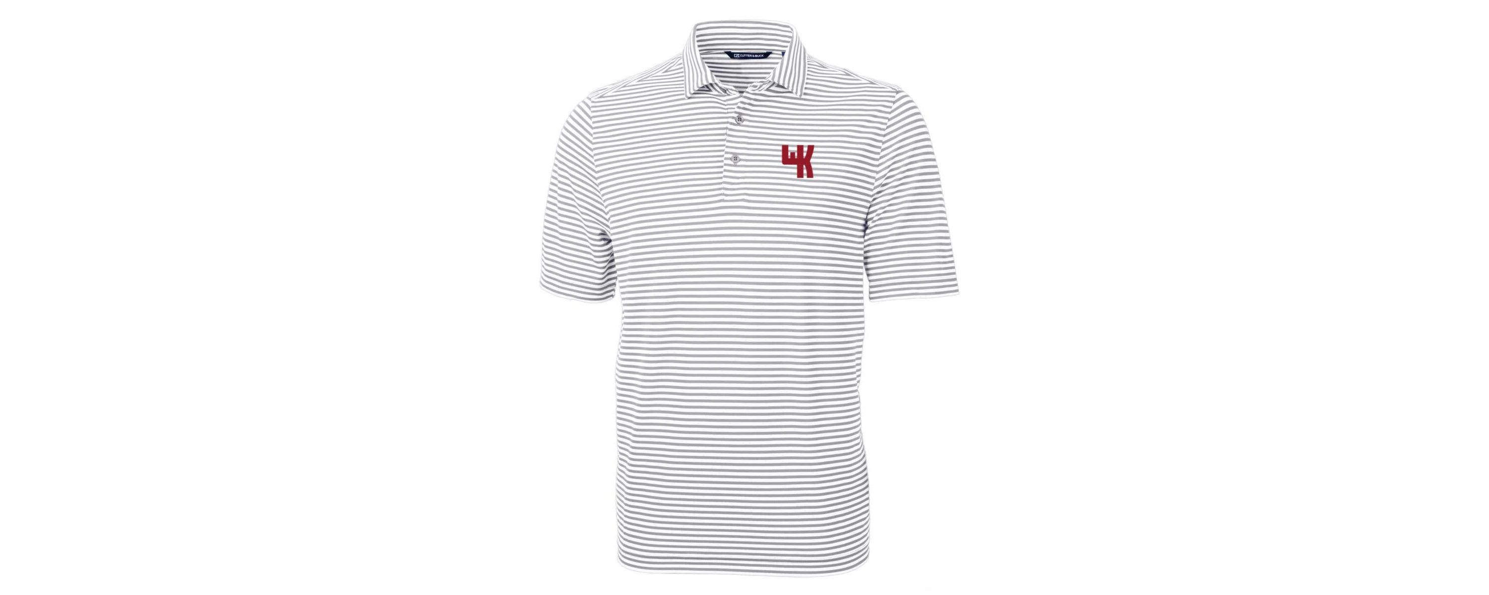 NCAA Western Kentucky Hilltoppers Throwback Logo Virtue Eco Pique Stripe Recycled Polo