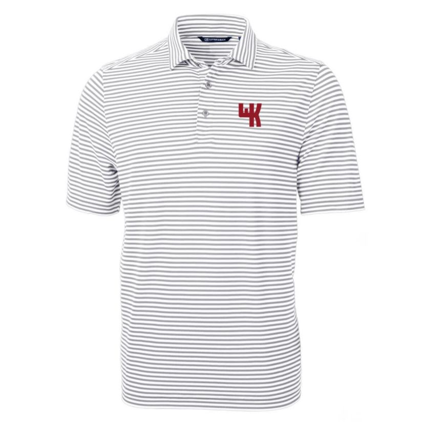 NCAA Western Kentucky Hilltoppers Throwback Logo Virtue Eco Pique Stripe Recycled Polo