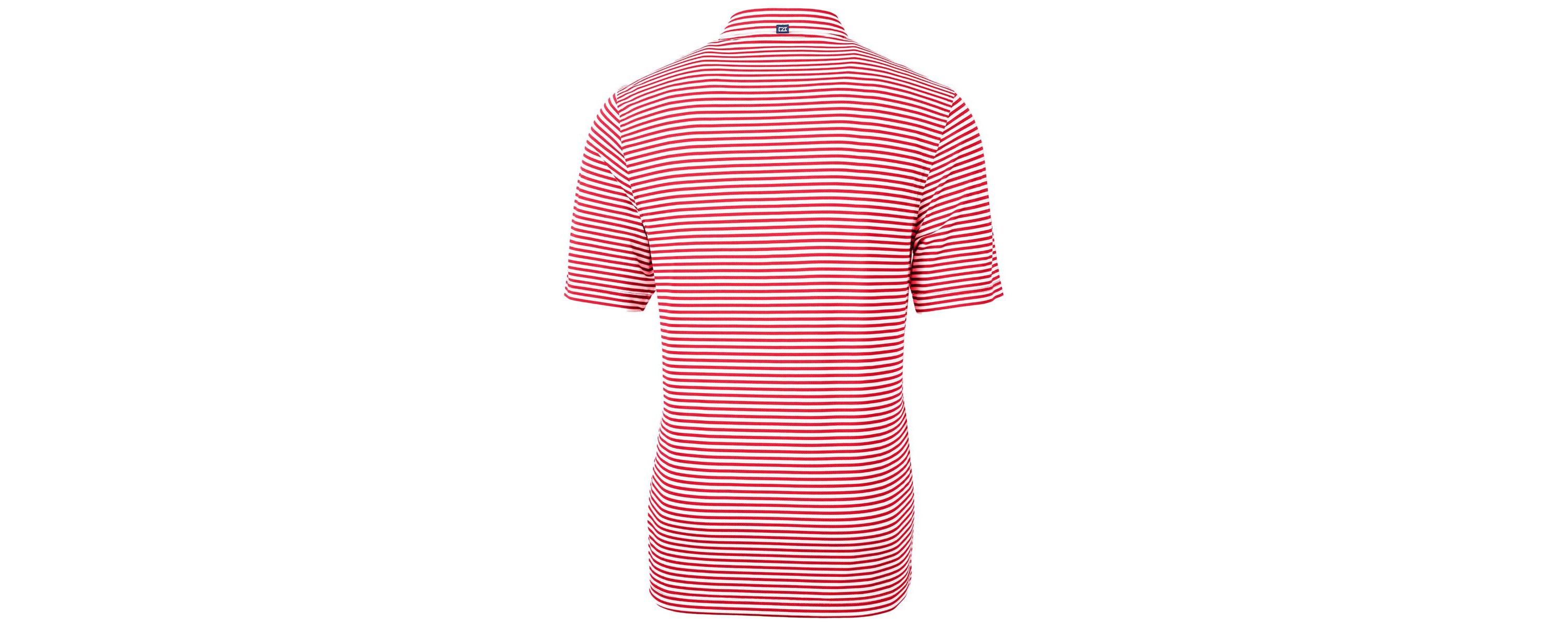NCAA Western Kentucky Hilltoppers Throwback Logo Virtue Eco Pique Stripe Recycled Polo