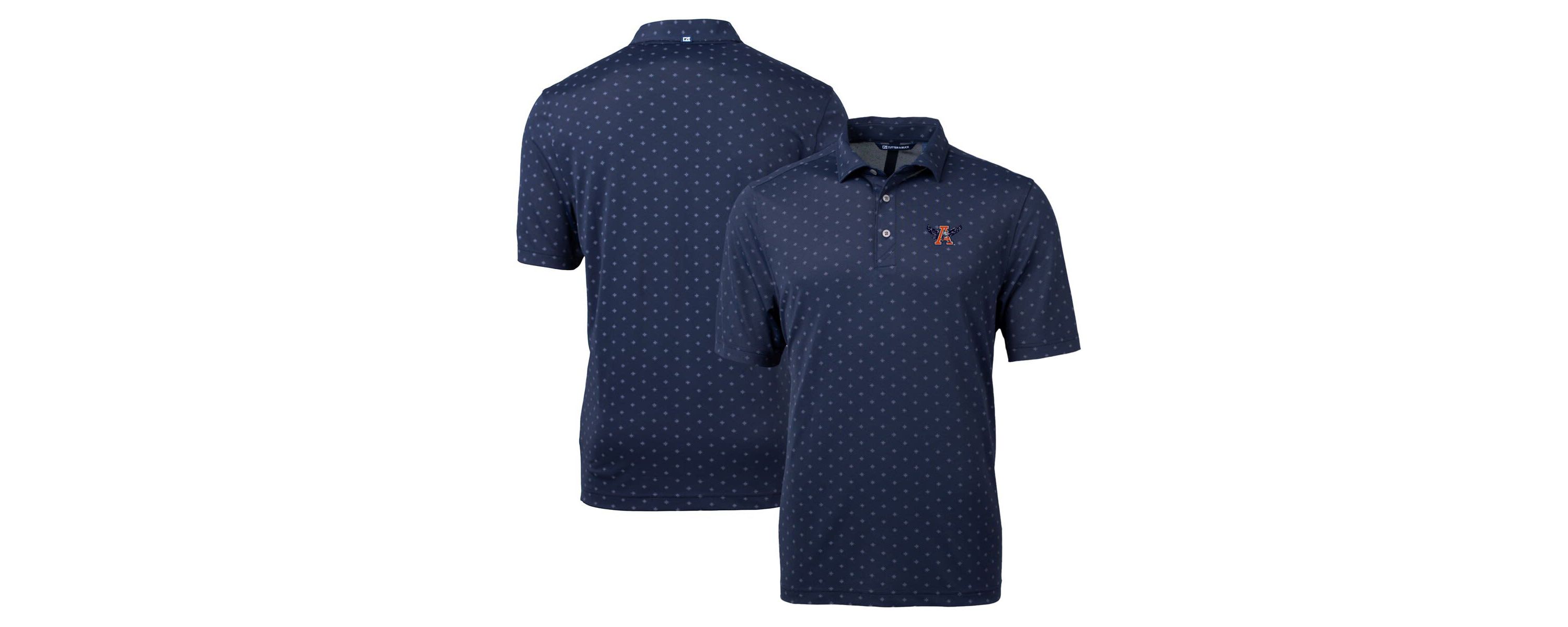 NCAA Auburn Tigers Virtue Eco Pique Tile Recycled Polo