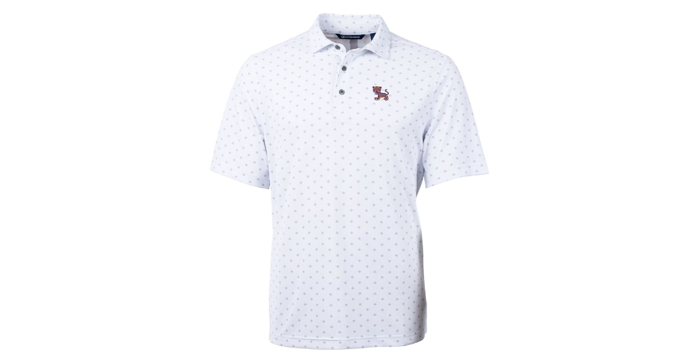 NCAA Clemson Tigers Virtue Eco Pique Tile Recycled Polo