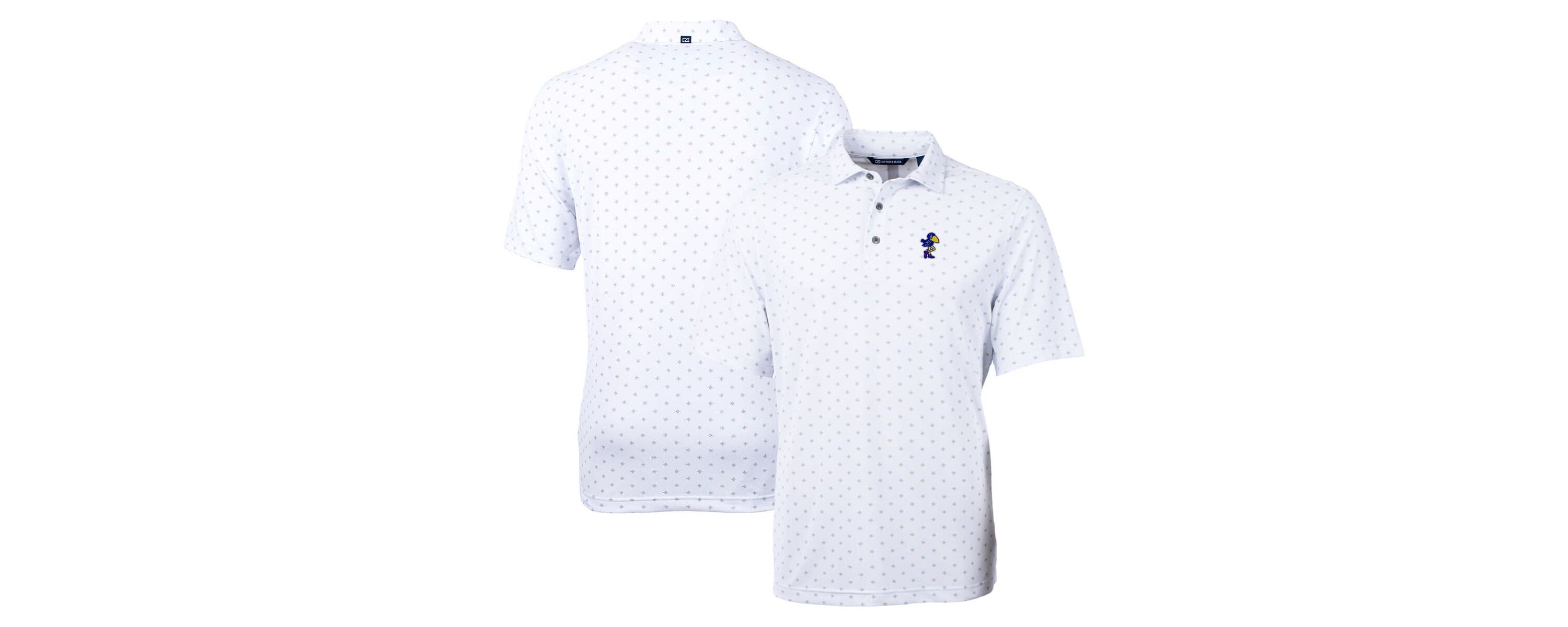 NCAA Kansas Jayhawks Virtue Eco Pique Tile Recycled Polo