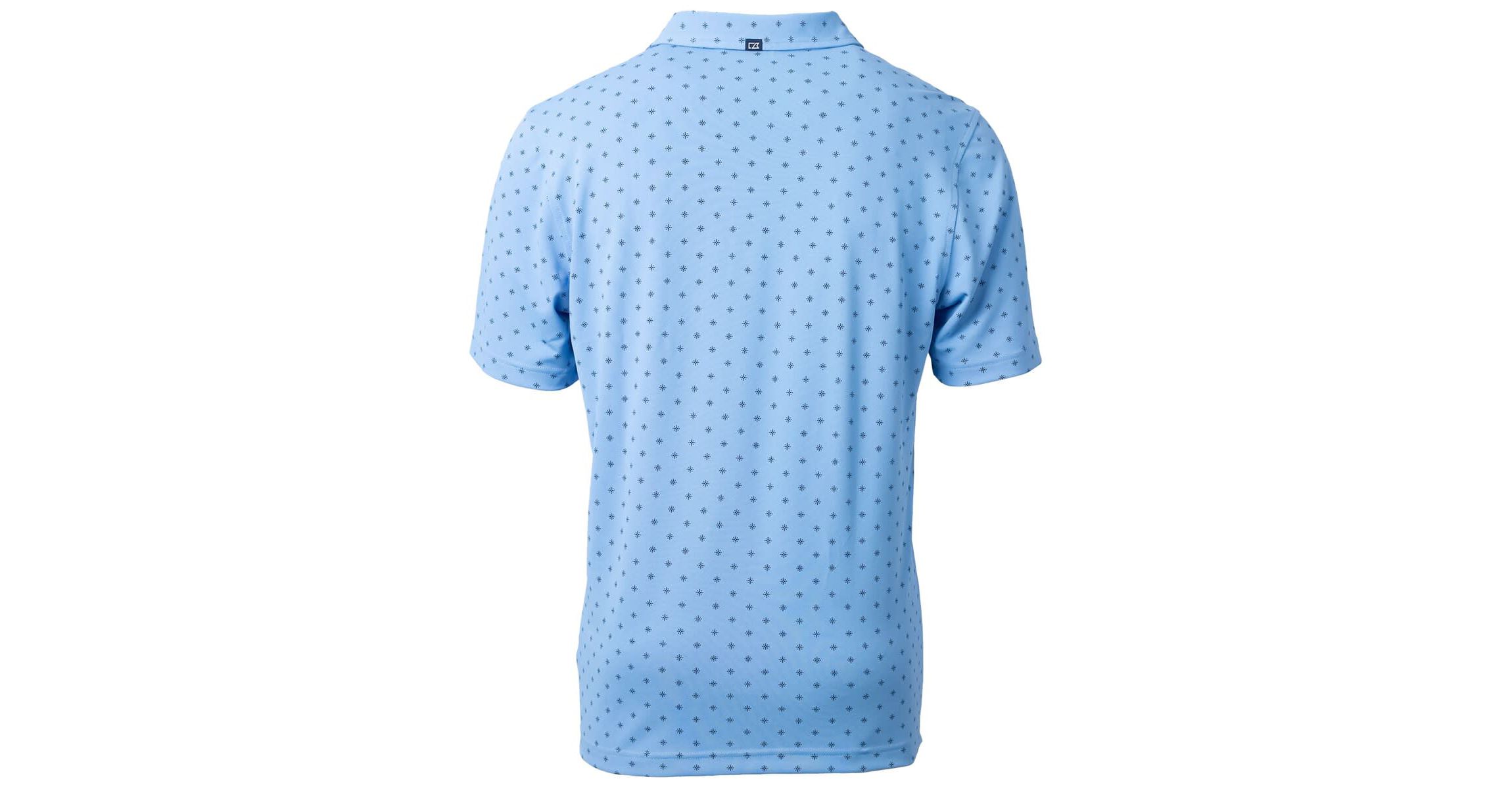 Tulane Green Wave NCAA Light Tulane Wave Virtue Eco Pique Tile Recycled Polo