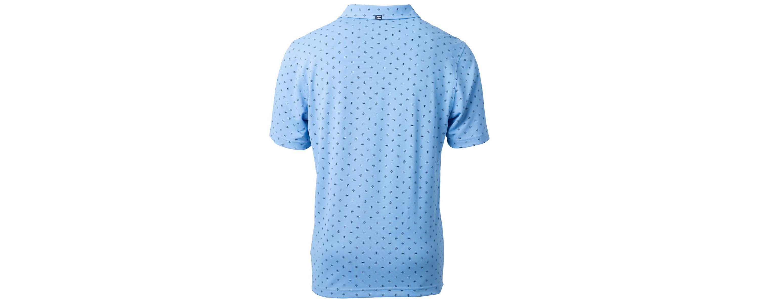 Tulane Green Wave NCAA Light Tulane Wave Virtue Eco Pique Tile Recycled Polo
