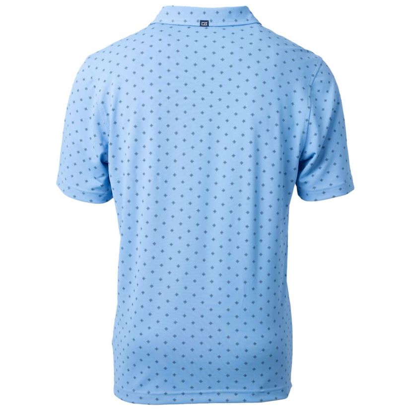 Tulane Green Wave NCAA Light Tulane Wave Virtue Eco Pique Tile Recycled Polo
