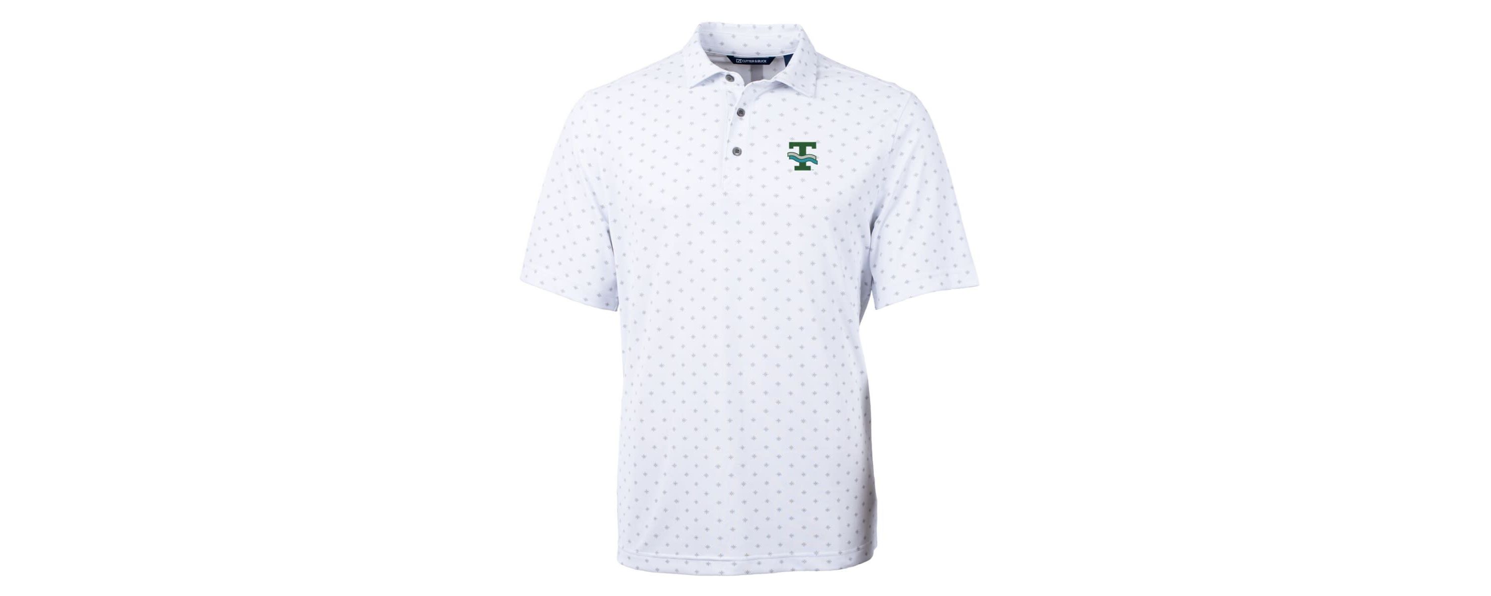 Tulane Green Wave NCAA Tulane Wave Virtue Eco Pique Tile Recycled Polo