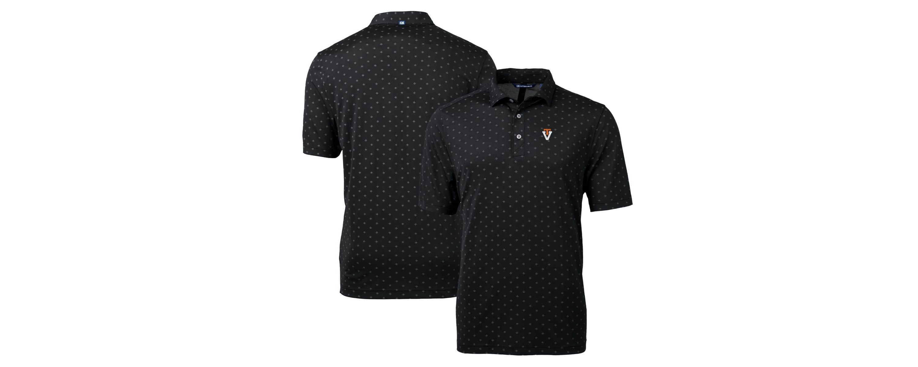 NCAA Virginia Tech Hokies Virtue Eco Pique Tile Recycled Polo